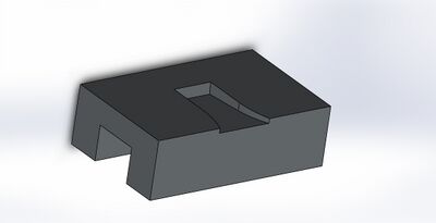 3D gedruckte Steinaufnahme