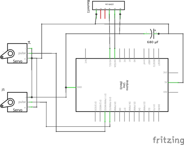 LiDAR Lite v3 - Schaltplan