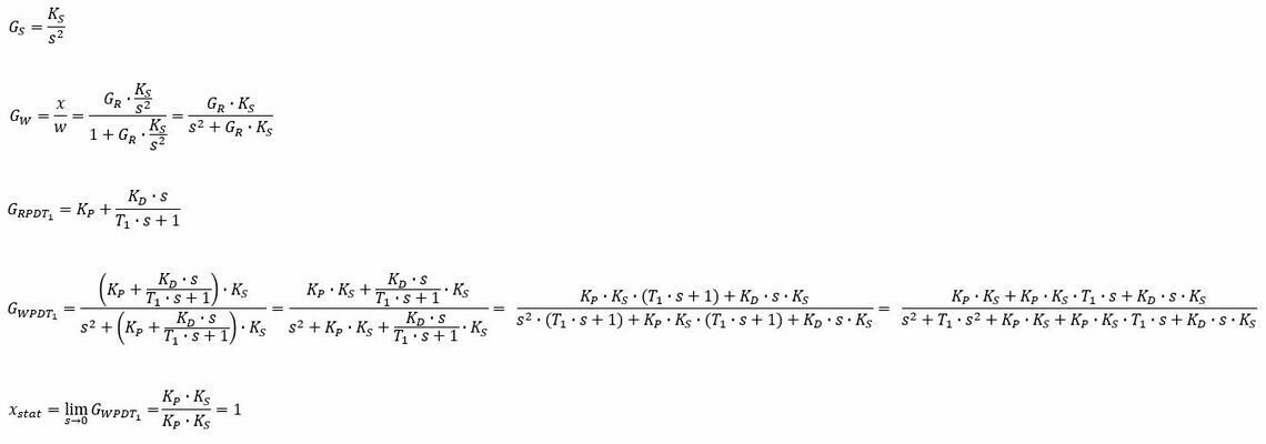 Abb. 6: Berechnung des Reglers [6]