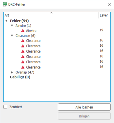 Abb. 7: DRC-Fehler