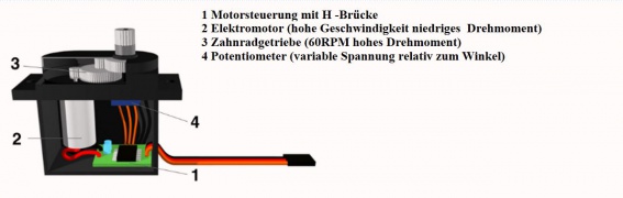 Aufbau eines Arduino Servomotors