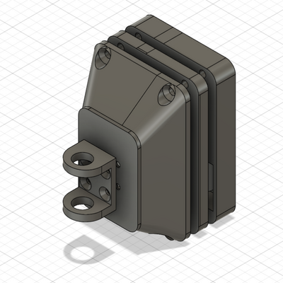 Abb. 5: CAD-Modell - Gehäuse Rückseite