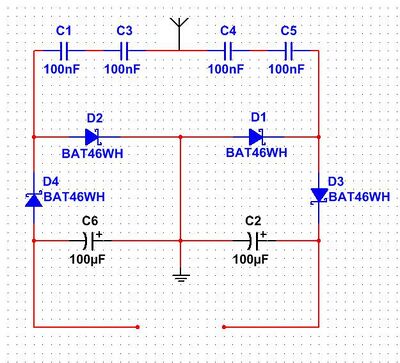 Energy Harvesting Schaltung