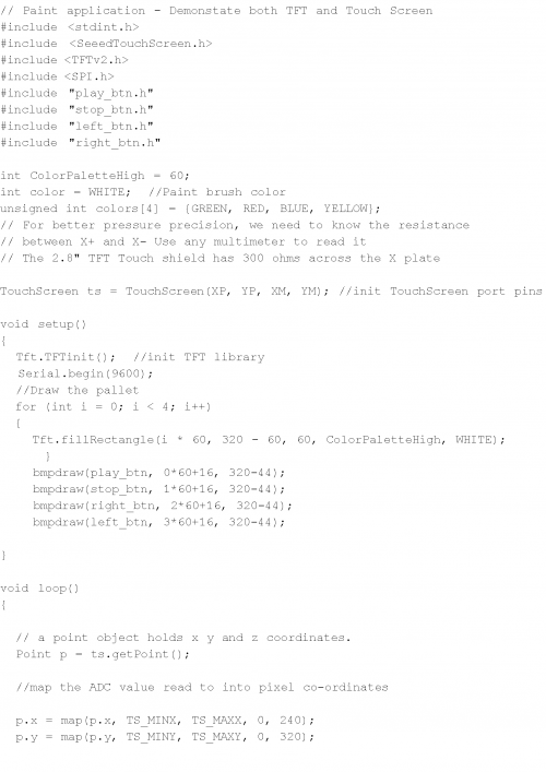 Display des Ardumower-Interface