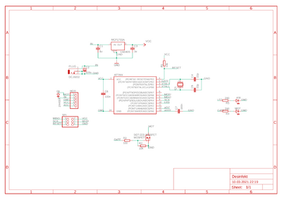 Abb. 4: Schaltplan der Steuerungs-Platine.