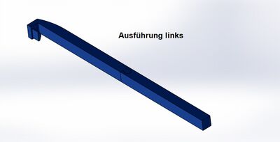 3D gedruckte Führungsschienen