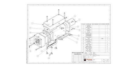 Funktionaler Systementwurf - Mechanisch Explosionszeichnung