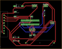 Layout der Platine