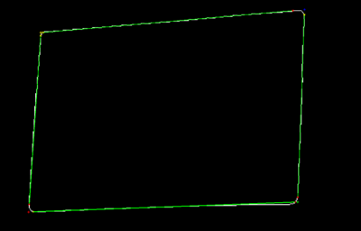 Kantenbild der RoI mit Ecken